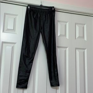 Pleather leggings